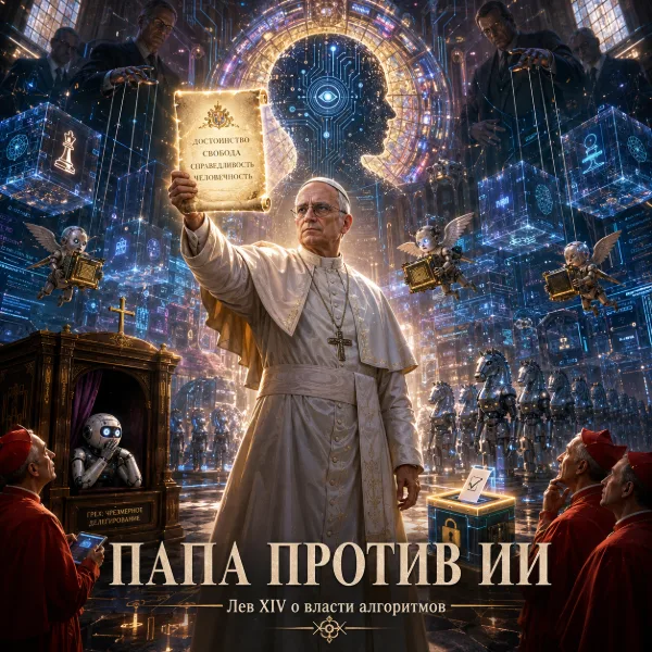 Обложка Папа Лев XIV выпустил первую энциклику: чем искусственный интеллект угрожает человечеству и демократии