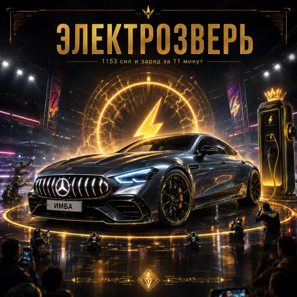 Обложка Mercedes-AMG представил самый мощный автомобиль в своей истории — электрический GT 4-Door Coupé на 1153 л.с.