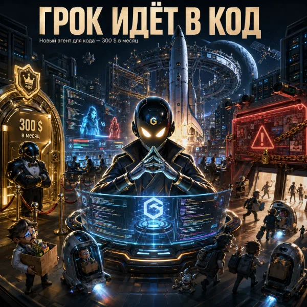 Обложка xAI представила Grok Build: агент для кода с восемью параллельными подагентами бросает вызов Claude Code