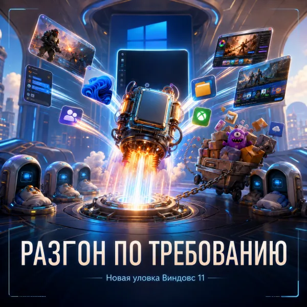 Обложка Windows 11 и Low Latency Profile: зачем Microsoft разгоняет процессор ради отклика интерфейса
