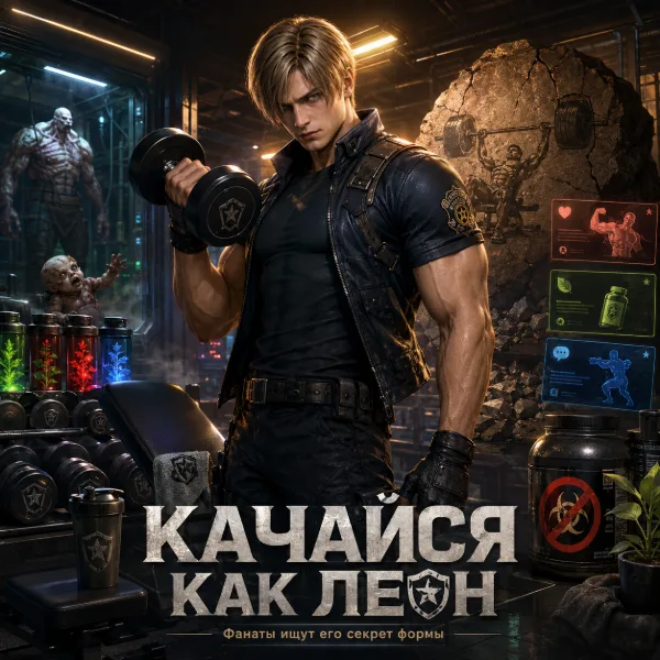 Обложка Как накачаться, как Леон Кеннеди: реддит делится секретами фитнес-программы из Resident Evil Requiem