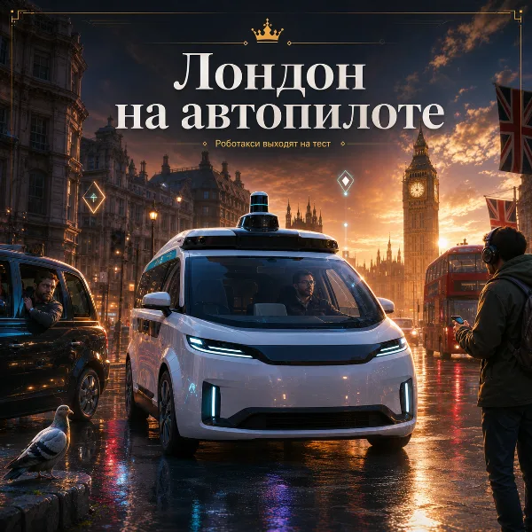 Обложка Baidu вывела беспилотное такси Apollo Go на дороги Лондона: поездки для пассажиров обещают с 2027 года