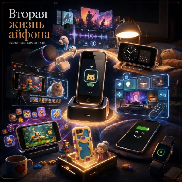 Обложка Не спешите выбрасывать старый iPhone: 12 способов дать ему вторую жизнь