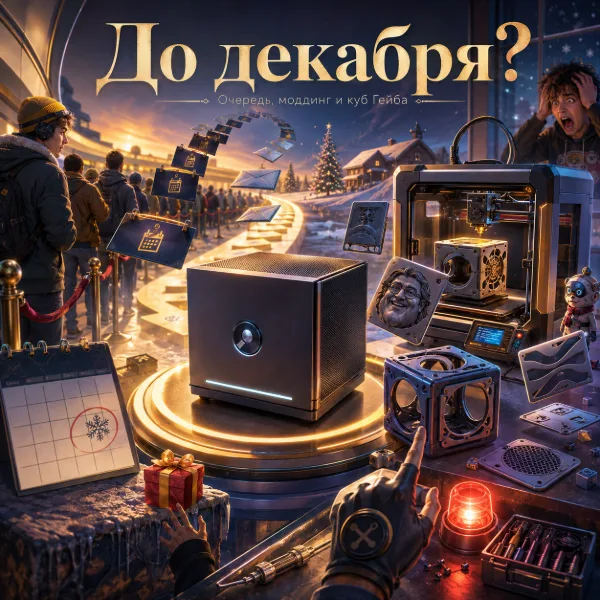 Обложка Steam Machine: очередь резерваций может растянуться до декабря 2026 года — Valve выпустила CAD-файлы корпуса
