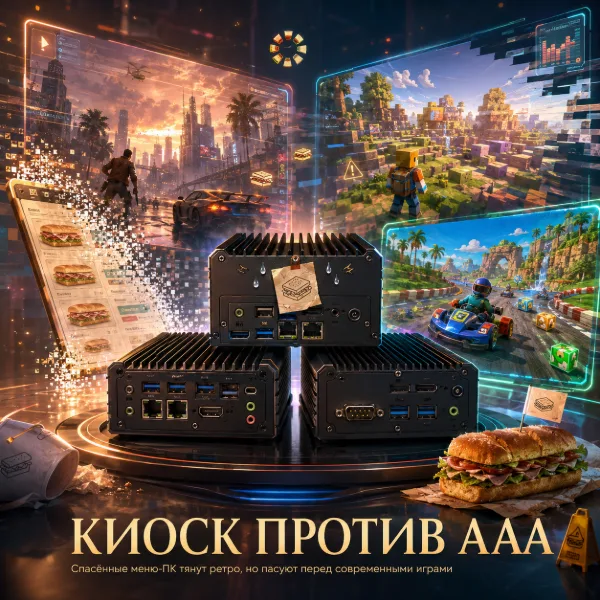 Обложка Мини-ПК из киосков Subway превратили в игровые: тест Advantech DS-081 на Intel Skylake