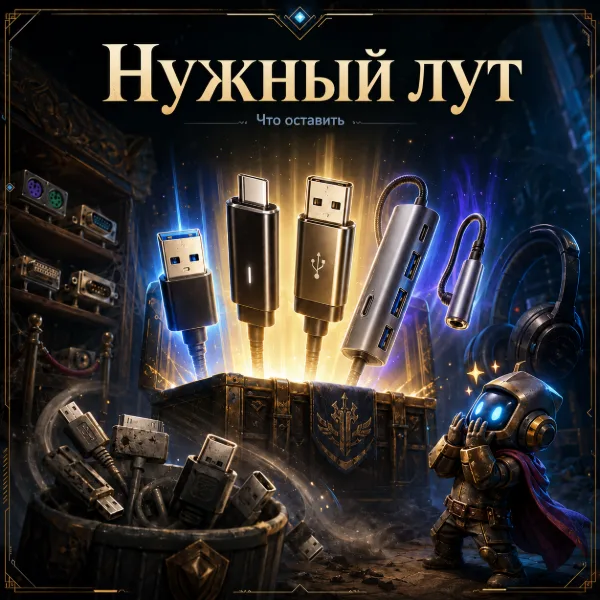 Обложка Какие USB-переходники стоит хранить, а какие пора выбросить