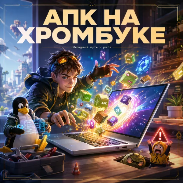 Обложка Как установить Android-приложения на Chromebook в обход Google Play