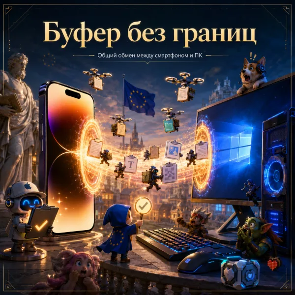 Обложка Apple разрешит делиться буфером обмена iPhone с Windows