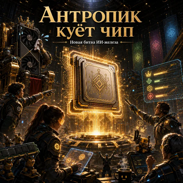 Обложка Anthropic присоединяется к гонке за собственные ИИ-чипы: чем это грозит Nvidia