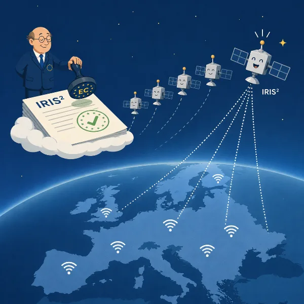 Обложка ЕС запускает свой аналог Starlink: спутниковая группировка IRIS² вырастет до 348 аппаратов