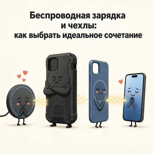 Обложка Беспроводная зарядка и чехлы: как выбрать идеальное сочетание