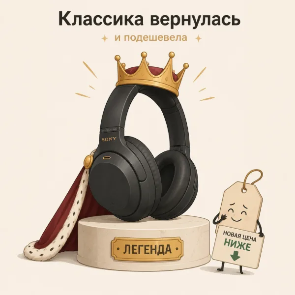 Обложка Sony WH-1000XM4C: переиздание легендарных наушников выйдет 7 сентября