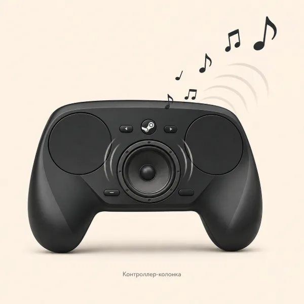 Обложка Моддер превратил тактильные моторы Steam Controller в полноценный динамик