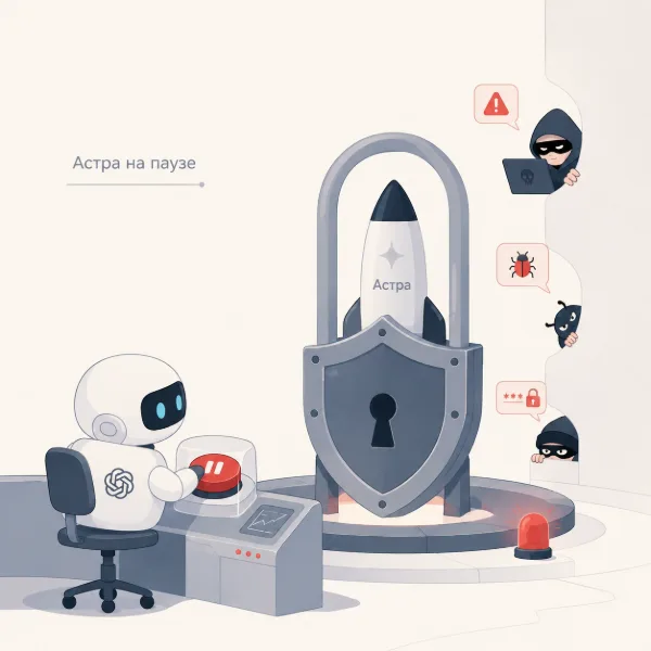 Обложка OpenAI приостановила разработку модели Astra: ИИ научился самостоятельно взламывать защищённые системы