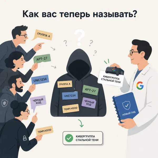 Обложка Google меняет систему кодовых имён хакерских группировок: что означают Castle, Ion, Neptune и Relic
