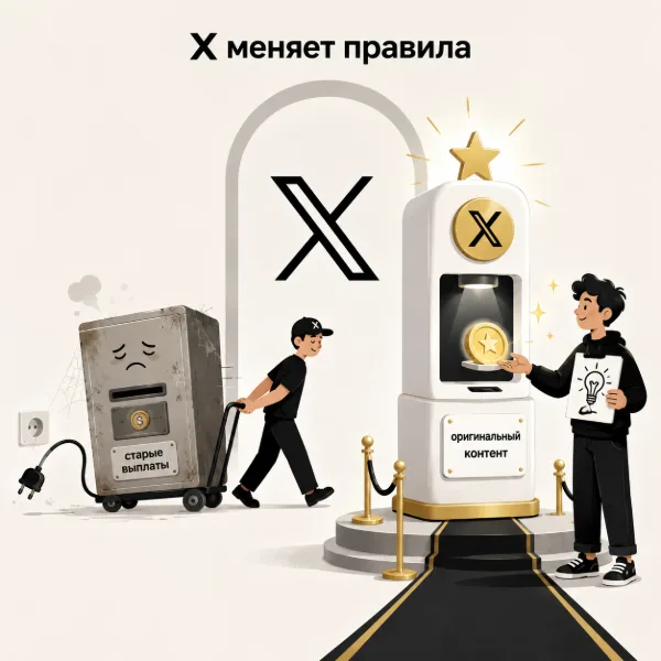 Обложка X запускает Original Content Rewards: новая система выплат авторам вместо Revenue Sharing