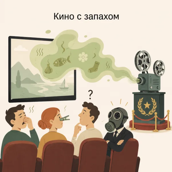 Обложка Smell-O-Vision: как «кино с запахом» провалилось и стало легендой