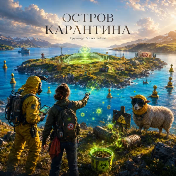 Обложка Остров сибирской язвы Груинард: секретные испытания Британии и почти полвека карантина