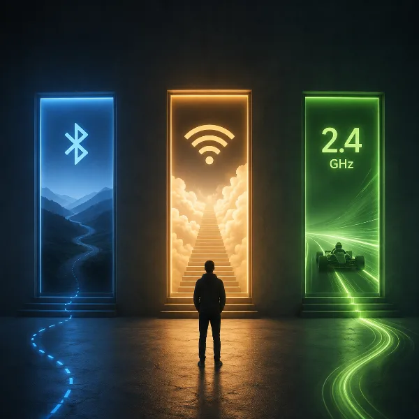 Обложка Wi-Fi, Bluetooth и 2.4 ГГц: в чём разница и какой тип подключения выбрать