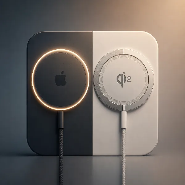 Обложка MagSafe и Qi2: в чём разница между стандартами магнитной беспроводной зарядки в 2026 году