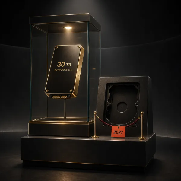 Обложка SSD дороже HDD в 18,6 раза: диск на 30 ТБ стоит $22 600, а жёсткие раскуплены до 2027 года