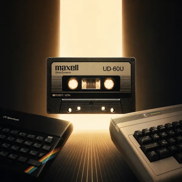 Обложка Maxell возвращает кассеты UD-60U: ферритовая плёнка семидесятых для ZX Spectrum и Commodore