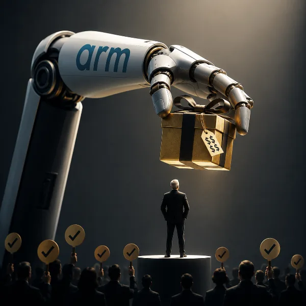 Обложка Arm просит акционеров одобрить бонус Рене Хааса на 800 миллионов долларов