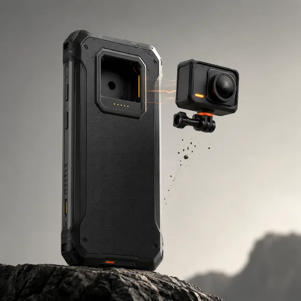 Обложка RugOne Xsnap 7 Pro: защищённый смартфон, у которого камера отстёгивается и становится экшен-камом