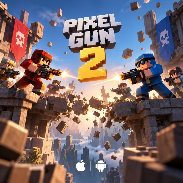 Обложка Pixel Gun 2 выходит на iOS и Android 7 сентября: разрушаемые арены и бои пять на пять