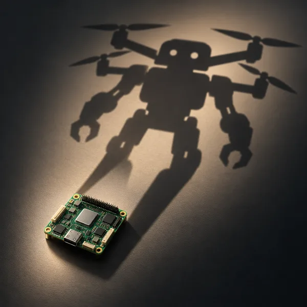 Обложка ARK Just A Pi: миниатюрная плата-носитель для Raspberry Pi CM5 в дронах и роботах
