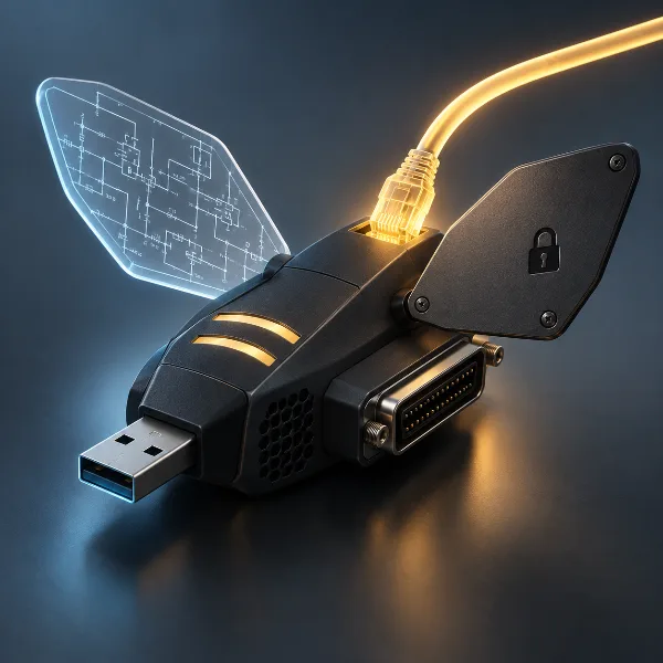 Обложка GPIBee: адаптер USB-GPIB получил Ethernet с PoE, но лишился открытой аппаратной документации