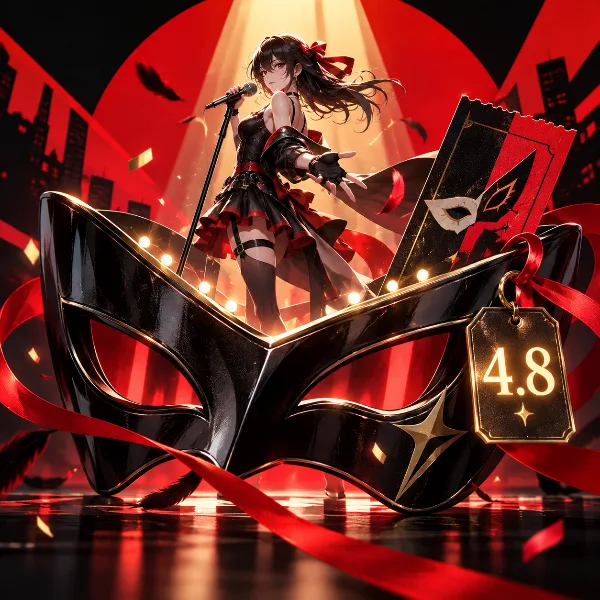 Обложка Persona 5: The Phantom X получила версию 4.8 с идолкой Катаямой