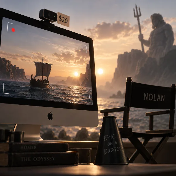 Обложка Ремейк «Одиссеи» Нолана сняли на веб-камеру iMac за 20 долларов