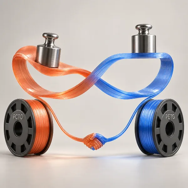 Обложка PCTG против PETG: сравнение похожих филаментов для 3D-печати