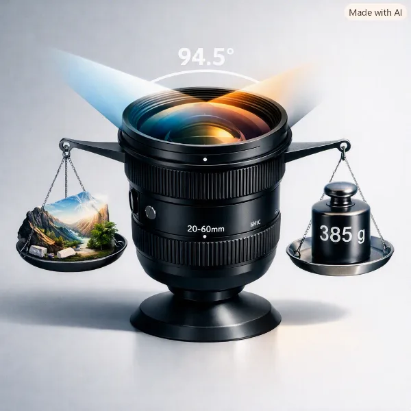 Обложка Sigma 20-60mm f/2.8-4 DG Contemporary: штатный зум с углом 94,5° и массой 385 граммов
