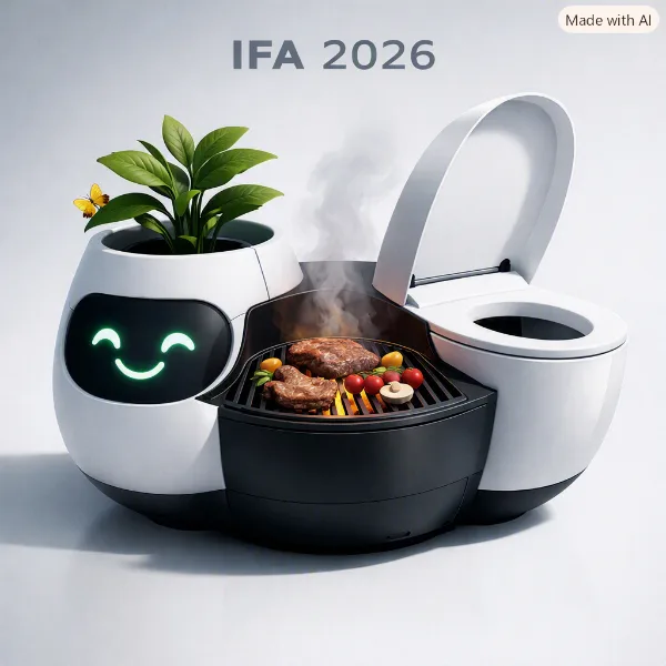 Обложка IFA 2026: горшок с настроением, безводный туалет и гриль без дыма
