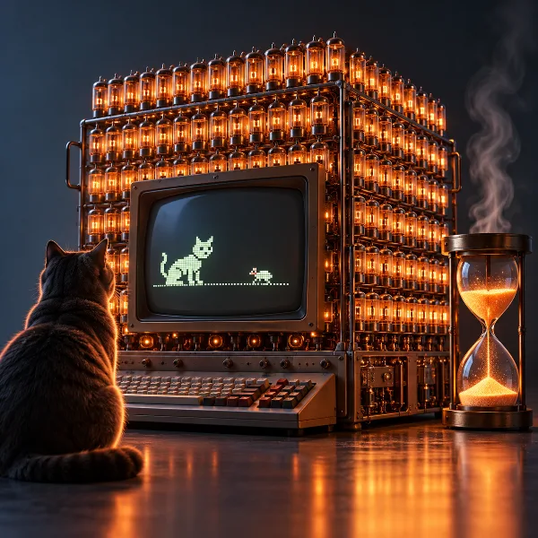 Обложка Энтузиаст собрал 8-битный компьютер из 460 советских ламп 6Н3П — он греется 15 минут