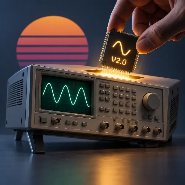 Обложка Генератор функций Philips PM5139 из 1990-х получил самодельную прошивку V2.0