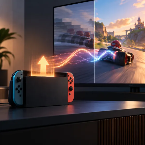 Обложка Nintendo Switch 2 получила VRR в режиме ТВ — после обновления док-станции