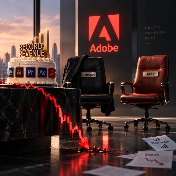 Обложка Adobe объявила преемника Нараяна, но рекордная выручка не спасла акции от падения