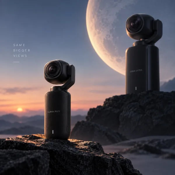 Обложка Insta360 Luna Pro — более доступная версия флагманской gimbal-камеры Luna Ultra