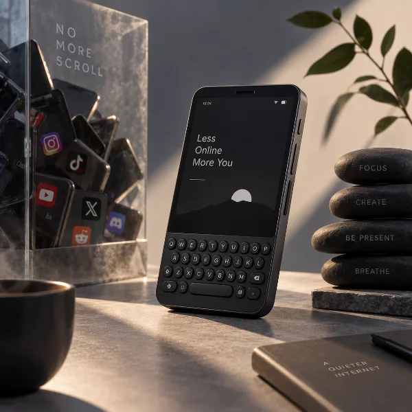 Обложка Minimal Phone 2 — Android-смартфон с QWERTY-клавиатурой и упором на цифровой детокс