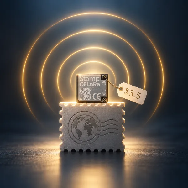 Обложка M5Stack Stamp LoRa-1262 и Module13.2: миниатюрный SX1262 размером 14×10 мм за 5,5 доллара