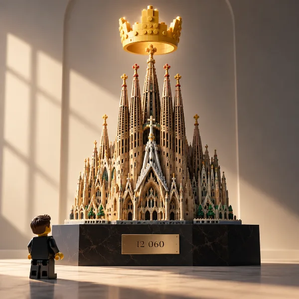 Обложка LEGO Architecture Sagrada Familia на 12 060 деталей стал самым большим набором LEGO