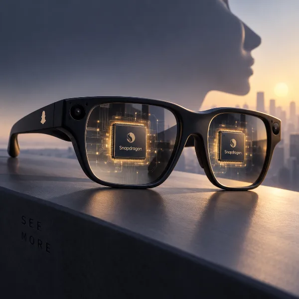 Обложка Snap Specs: автономные AR-очки со встроенным компьютером и двумя процессорами Snapdragon