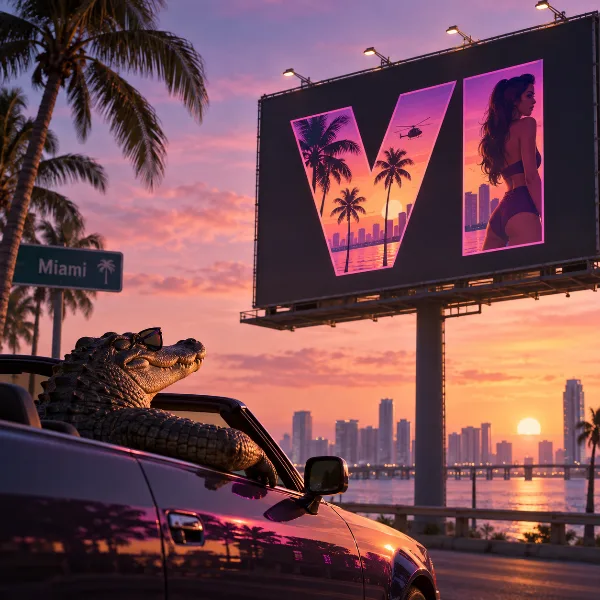 Обложка В Майами заметили первые рекламные панели GTA 6 перед стартом уличной кампании Rockstar