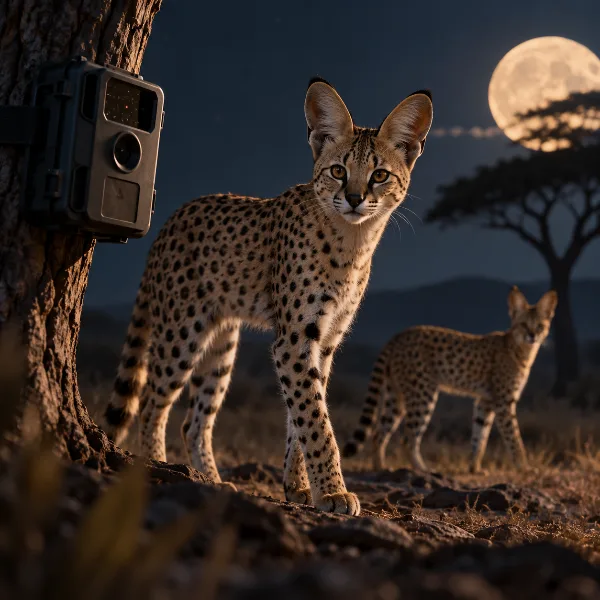 Обложка Фотоловушки Panthera впервые засняли в Танзании сервалов с редким мелкопятнистым окрасом