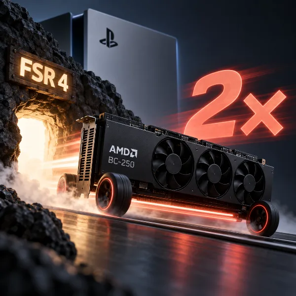 Обложка Энтузиасты вдвое ускорили FSR 4 на майнинговой плате AMD BC-250 с чипом класса PS5