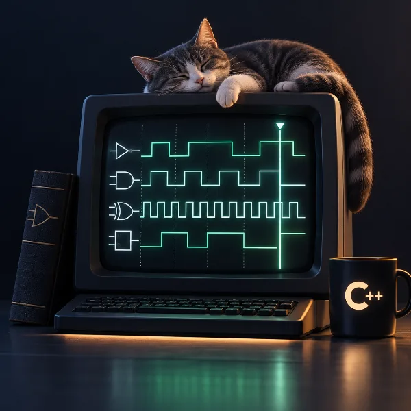 Обложка Pulse: новый открытый симулятор VHDL на C++20 с временными диаграммами в терминале