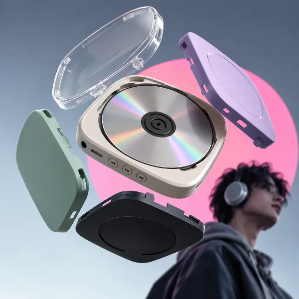 Обложка Syitren R400: портативный CD-плеер со съёмным корпусом для поколения Z